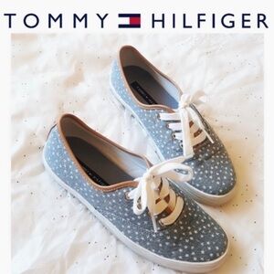 Tommy Hilfiger Denim Sneakers | Star Print | Women’s Size 9